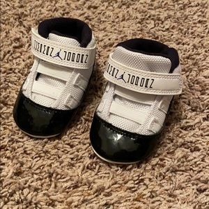 Jordan retro crib shoes